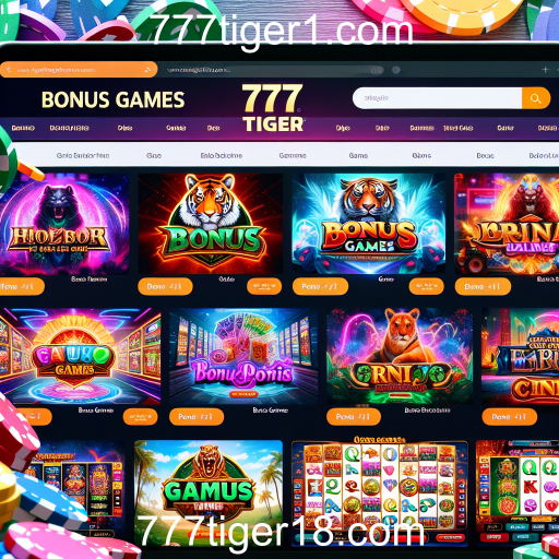 Descubra a Excitante Categoria de Jogos de Bônus em 777tiger1.com